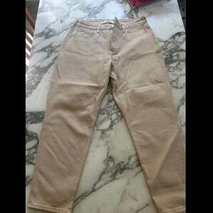 Hollister 13R cream colored Jeans
